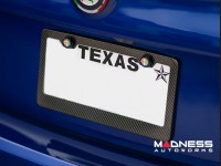 License Plate Frame - 100% Genuine Carbon Fiber