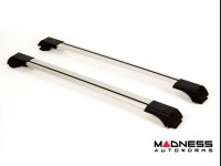 Jeep Renegade Roof Rack Cross Bars - for models w/ factory roof rails - Silver - Fly Bar
