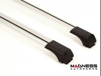 Jeep Renegade Roof Rack Cross Bars - for models w/ factory roof rails - Silver - Fly Bar
