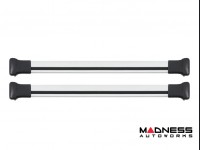 Jeep Renegade Roof Rack Cross Bars - for models w/ factory roof rails - Silver