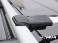 Jeep Renegade Roof Rack Cross Bars - for models w/ factory roof rails - Silver