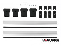 Jeep Renegade Roof Rack Cross Bars - for models w/ factory roof rails - Silver