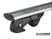 Jeep Renegade Roof Rack Cross Bars - for models w/ factory roof rails - Silver