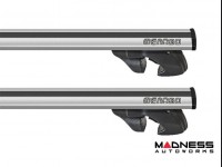Jeep Renegade Roof Rack Cross Bars - for models w/ factory roof rails - Silver