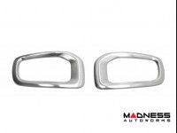 Jeep Renegade Front Fog Light Trim - Brushed Stainless Steel