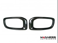 Jeep Renegade Front Fog Light Trim - Carbon Fiber