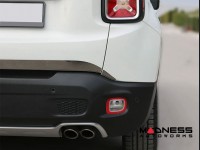 Jeep Renegade Lower Tailgate Trim - Black Chrome