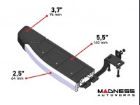 Jeep Renegade Side Steps - ProSide Running Boards - Silver / Black