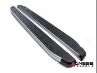 Jeep Renegade Side Steps - ProSide Running Boards - Silver / Black
