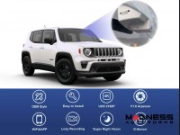 Jeep Renegade Integrated Dash Camera System - Front + Rear Dual Cameras - Black