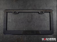 License Plate Frame - 100% Genuine Carbon Fiber