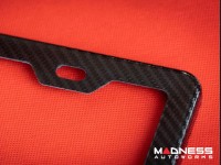 License Plate Frame - 100% Genuine Carbon Fiber