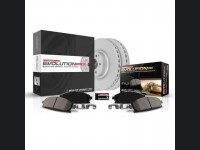 Jeep Renegade Brake Pads + Rotors - Rear - Smooth Rotors + Ceramic Pads - Powerstop - Z17 Evolution Geomet Coated