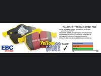 Jeep Renegade Brake Pads - Front - EBC - Yellowstuff 