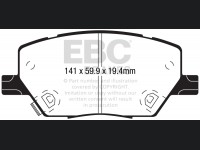 Jeep Renegade Brake Pads - Front - EBC - Yellowstuff 