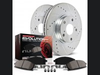 Jeep Renegade Brake Pads + Rotors - Rear - Drilled/ Slotted Rotors + Carbon  Fiber Ceramic Pads - Powerstop - Z36 Heavy Duty Towing