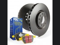 Jeep Renegade Brake Pads + Rotors - Front - RK Series Premium Rotors - Yellowstuff Pads