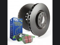 Jeep Renegade Brake Pads + Rotors - Front - RK Series Premium Rotors - Greenstuff Brake Pads