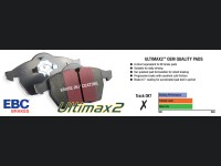 Jeep Renegade Brake Pads - Front - EBC - Ultimax2 