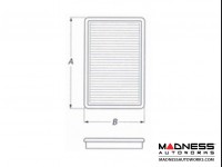 Jeep Renegade High Performance Air Filter by BMC - 2.4L