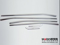 Jeep Renegade Window Trim Cover Kit - 6 piece - Stainless Steel