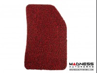 Jeep Renegade All Weather Floor Mats + Cargo Mat - Set of 5 - Rubber Woven Carpet - Red + Black 
