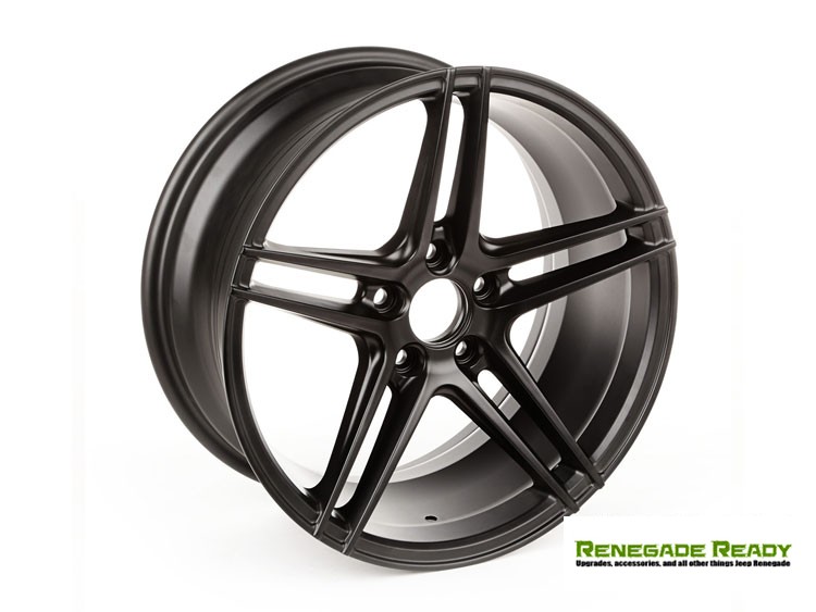 Jeep Renegade Custom Wheels (1) - Rugged Ridge - Black - 17x8 - Aluminum - TREK 5