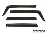 Jeep Renegade Window Air Deflectors Kit by Rugged Ridge - 4 Piece