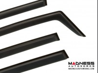 Jeep Renegade Window Air Deflectors Kit by Rugged Ridge - 4 Piece
