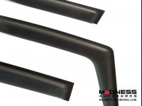 Jeep Renegade Window Air Deflectors Kit by Rugged Ridge - 4 Piece