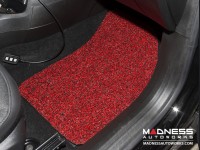 Jeep Renegade All Weather Floor Mats + Cargo Mat - Set of 5 - Rubber Woven Carpet - Red + Black 