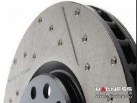 Jeep Renegade Performance Brake Rotor (1) - Front Left - StopTech - Drilled + Slotted 