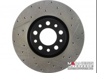Jeep Renegade Performance Brake Rotor (1) - Front Left - StopTech - Drilled + Slotted 