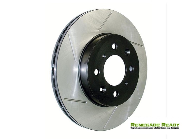 Jeep Renegade Performance Brake Rotor (1) - Front Left - StopTech - Slotted Cryo Rotor 