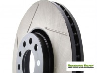 Jeep Renegade Performance Brake Rotor (1) - Front Left - StopTech - Slotted Cryo Rotor 