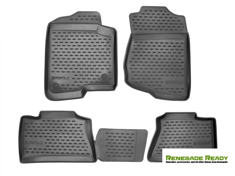 Jeep Renegade Floor Liners - All Weather - Westin - Front + Rear Set