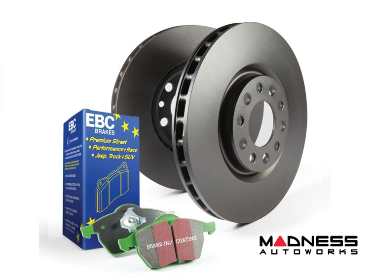 Jeep Renegade Brake Pads + Rotors - Rear - RK Series Premium Rotors - Greenstuff Pads